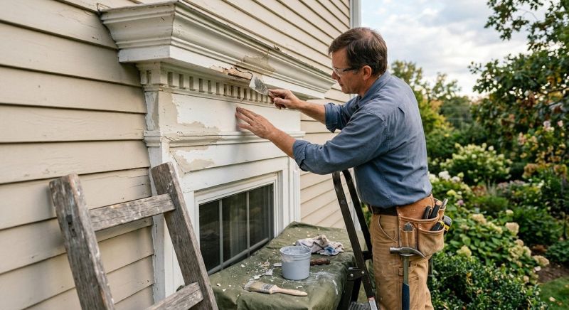 Exterior Window Molding Repair in Olathe, KS