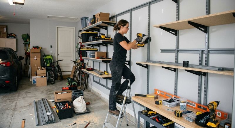 Garage Shelves Installation in Alexandria, VA