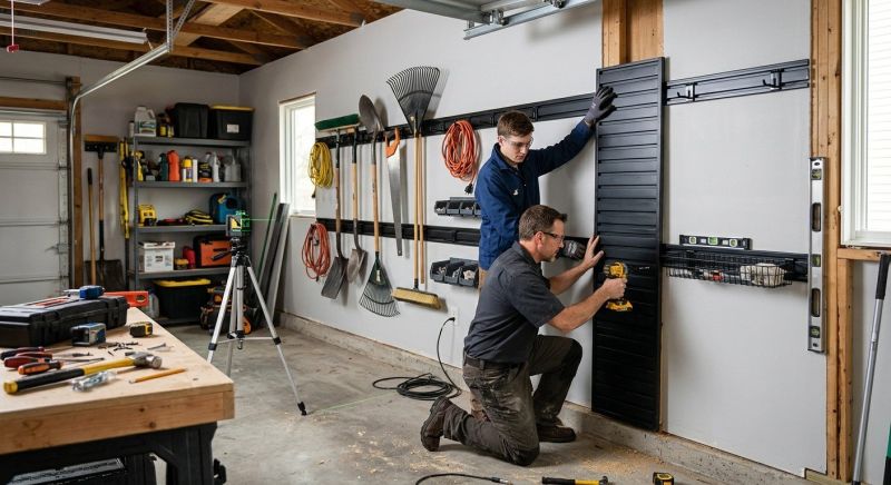 Garage Tool Rack Installation in Silver Spring, MD
