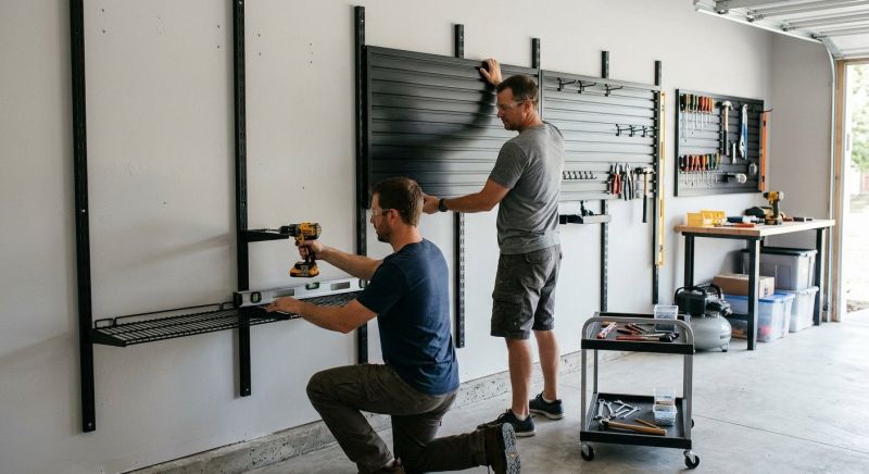 Garage Tool Rack Installation in Fairfax, VA