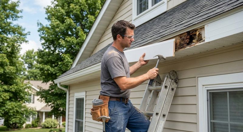 Rotted Fascia Repair in Olathe, KS